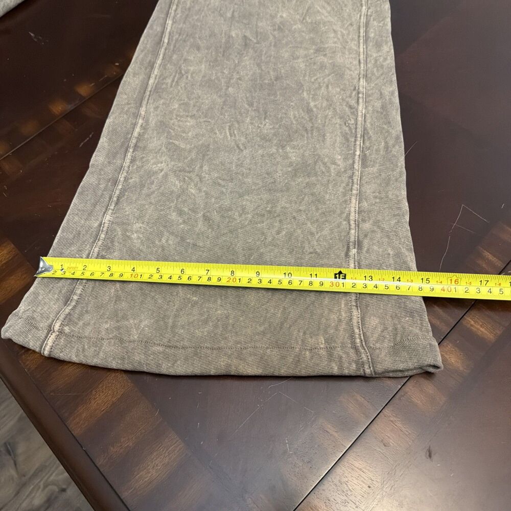 Three Bird Nest Brown Lounge Pants Wide Leg Relaxed NWOT - Small - Picture 11 of 11